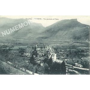 Voreppe - vue g&eacute;n&eacute;rale et l'is&egrave;re