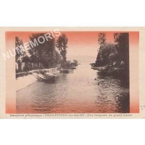 Dauphin&eacute; pittoresque Charavines-les-Bains une baignade au grand canal