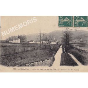 GD 258 le Dauphin&eacute; Charavines-les-Bains la source de la Fures