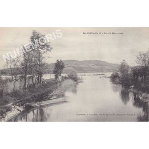 lac de Paladru et le canal &agrave; Charavines