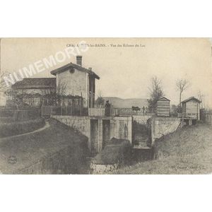Charavines-les-Bains vue des &eacute;cluses du lac
