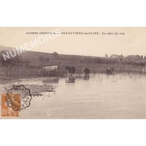 Dauphin&eacute; pittoresque Charavines-les-Bains un coin du lac