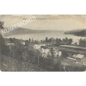 Dauphin&eacute; Charavines-les-Bains vue g&eacute;n&eacute;rale du lac