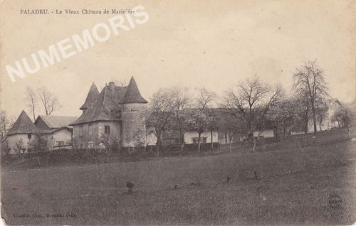 Paladru le vieux château de Marinière