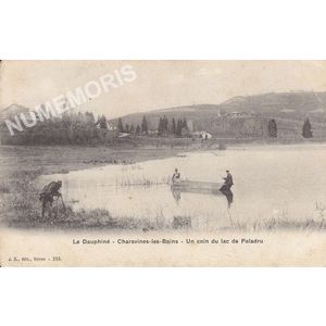 JG 255 le Dauphin&eacute; Charavines-les-Bains un coin du lac de Paladru