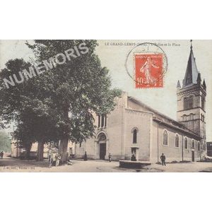 JG 261 le Grand-Lemps (Is&egrave;re) l'&eacute;glise et la place