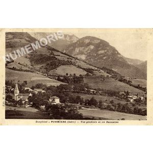 Dauphin&eacute; Pommiers (Is&egrave;re) vue g&eacute;n&eacute;rale et les Bannettes