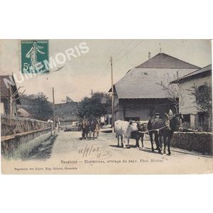 Dauphin&eacute; Charavines attelage du pays