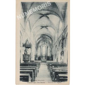 Charavines-les-Bains int&eacute;rieur de l'&eacute;glise