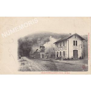 Charavines-les-Bains (Is&egrave;re) la gare