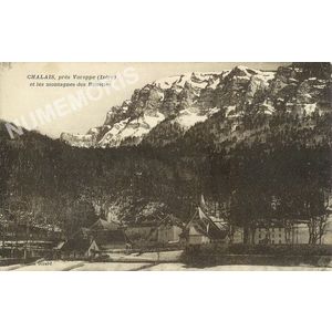 Chalais pr&egrave;s Voreppe et les montagnes des Banettes