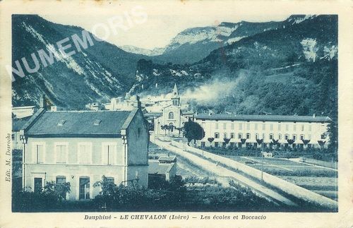 Dauphin&eacute;-le Chevalon (Is&egrave;re)-les &eacute;coles et Boccacio