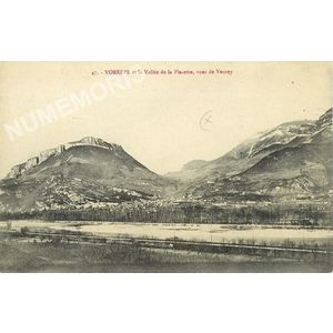 047 Voreppe et la vall&eacute;e de la Placette vue de Veurey