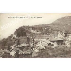 Dauphin&eacute; Voreppe vue sur la Fran&ccedil;on