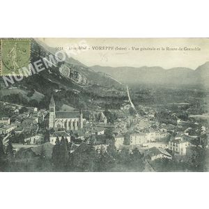 5031 Dauphin&eacute; Voreppe is&egrave;re vue g&eacute;n&eacute;rale et route de Grenoble