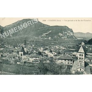 Voreppe vue g&eacute;n&eacute;rale et le bec de l'&eacute;chaillon 
