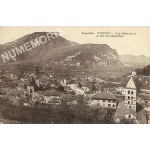 Dauphin&eacute; Voreppe vue g&eacute;n&eacute;rale et le bec de l'Echaillon