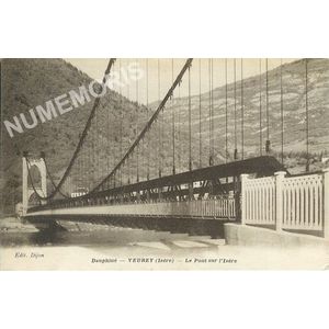  Dauphin&eacute; Pont suspendu sur l'is&egrave;re