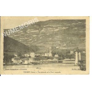 Pont suspendu sur l'is&egrave;re