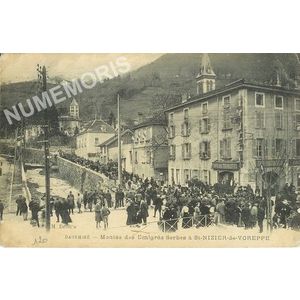 Mont&eacute;e des &eacute;migr&eacute;s serbes &agrave; Saint Nizier de Voreppe