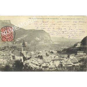 Vue g&eacute;n&eacute;rale de Voreppe et le Bec de l'Echaillon - &eacute;dition Morel et D&eacute;rocle