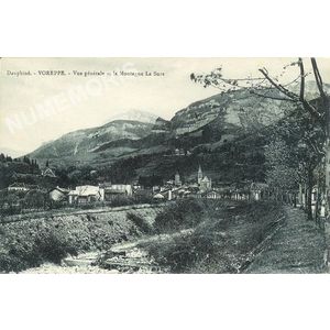 Dauphin&eacute; Voreppe Vue g&eacute;n&eacute;rale et la montagne de la Sure