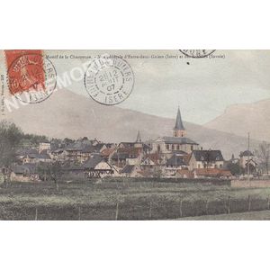 JG 332 Massif de la Chartreuse vue g&eacute;n&eacute;rale d'Entre-deux-Guiers (Is&egrave;re) et des Echelles (Savoie)