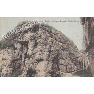 JG 304 Massif de la Chartreuse- chemin et entr&eacute;e des grottes des Echelles (Savoie)