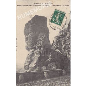 JG 312 Massif de la Chartreuse- Entr&eacute;e de la Grotte inf&eacute;rieure des Echelles (Savoie) - le Pilon