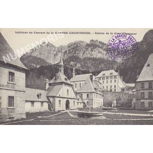 JG 361 Int&eacute;rieur du Couvent de la Grande Chartreuse- entr&eacute;e de la Cour d'honneur