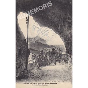 JG 376 Route de St PIERRE D'ENTREMONT- sortie du Tunnel du Frou
