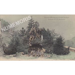 JG 360 Int&eacute;rieur du Couvent de la Grande Chartreuse- la grotte de ND de Lourdes