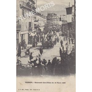 JG 399 Voiron souvenirs des f&ecirc;tes du 29 mars 1908