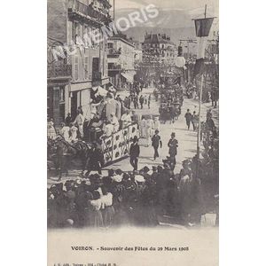 JG 394 Voiron souvenirs des f&ecirc;tes du 29 mars 1908