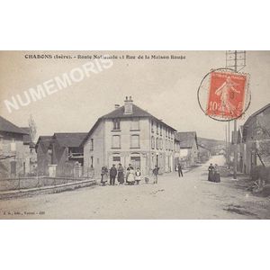 JG 420 Chabons (Is&egrave;re) route nationale et rue de la Maison rouge