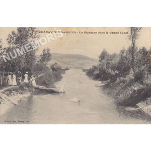 GD 414 Charavines-les-Bains un plongeon dans le grand canal