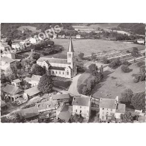 Rives (Is&egrave;re) vue a&eacute;rienne 4 l'&eacute;glise