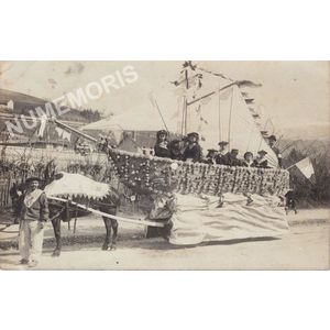Voiron cavalcade 1908 char du bateau