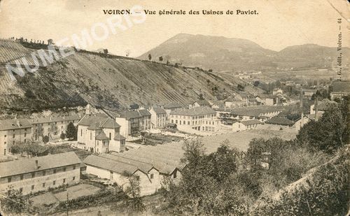 JG 064 Voiron vue g&eacute;n&eacute;rale des usines de Paviot