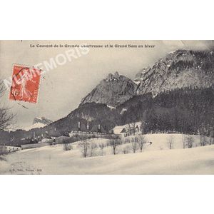 JG 502 le couvent de la Grande-Chartreuse  et le grand Som en hiver
