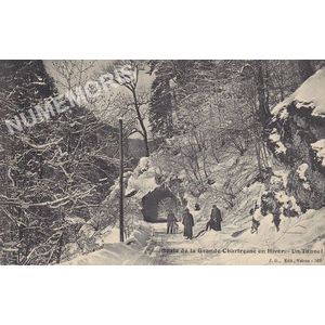 JG 503 Route de Grande-Chartreuse  en hiver un tunnel