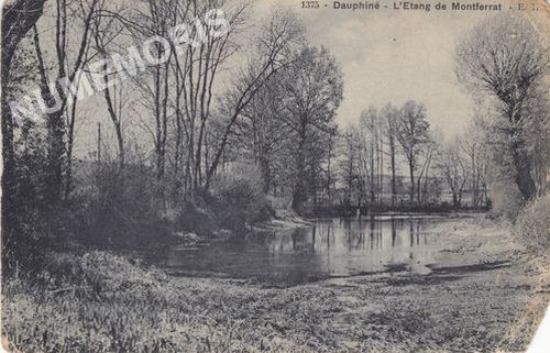 1375 Dauphiné l'étang de Montferrat E. R.