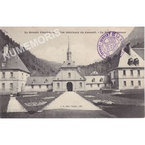 JG 101 la Grande-Chartreuse vue int&eacute;rieure du Couvent la cour d'honneur