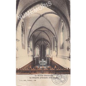 JG 102 la Grande-Chartreuse la chapelle principale (&eacute;tat actuel)