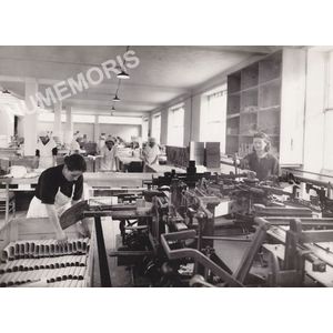 Usine de Ruby &agrave; Paviot (Voiron) dans les ann&eacute;es 50-60