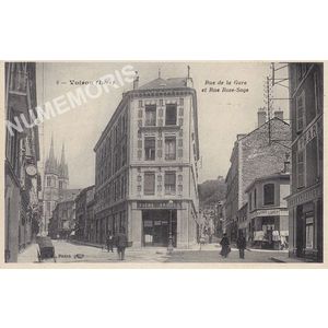 002 Voiron (Is&egrave;re) rue de la Gare et rue Rose Sage