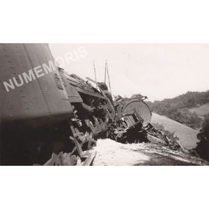 Réaumont : déraillement du train par les maquisards en 1944