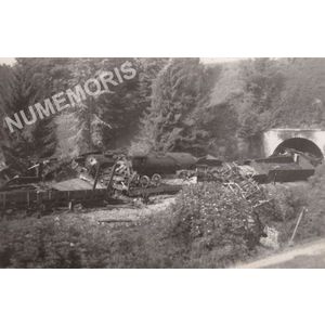 Réaumont : déraillement du train par les maquisards en 1944