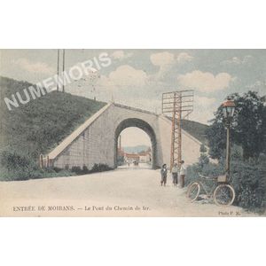 entr&eacute;e Moirans le pont du chemin de fer