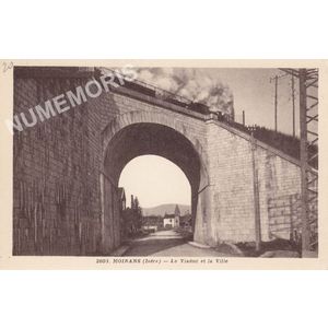 2603 Moirans (Is&egrave;re) le Viaduc et la Ville